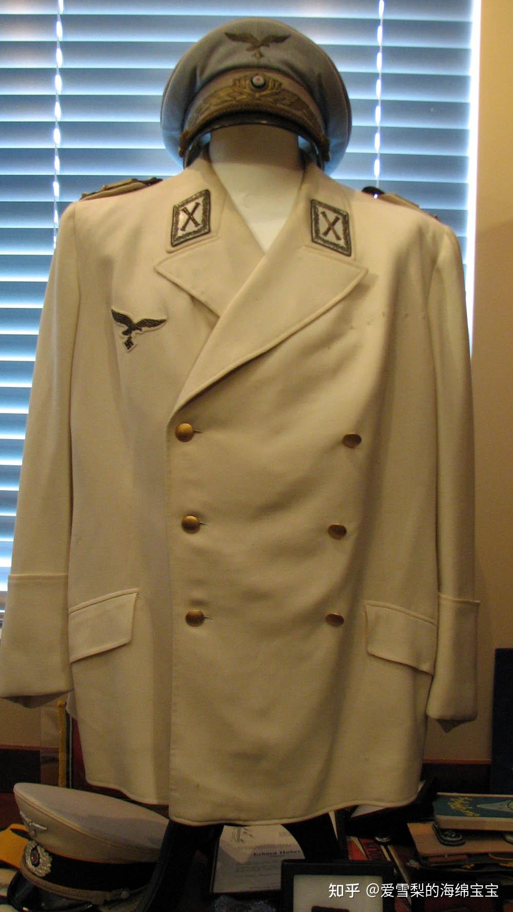 二战德国夏季白色制服 