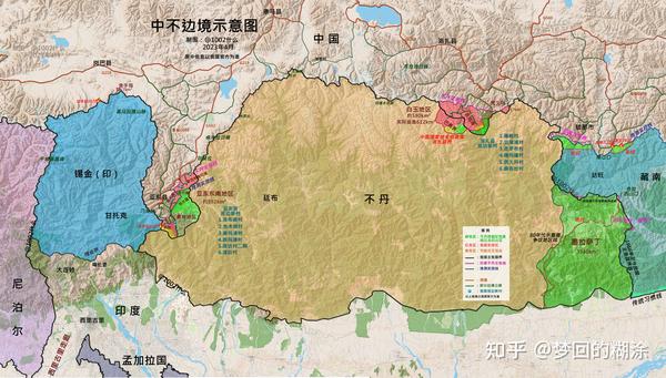 【中国不丹边界谈判(续)】高清作图 - 知乎
