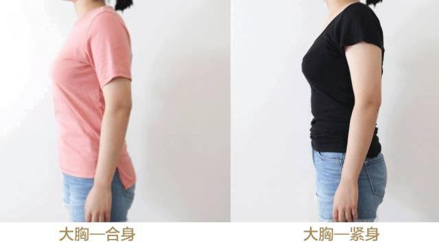 大胸和小胸的姑娘应该如何正确穿搭t恤女神进化论