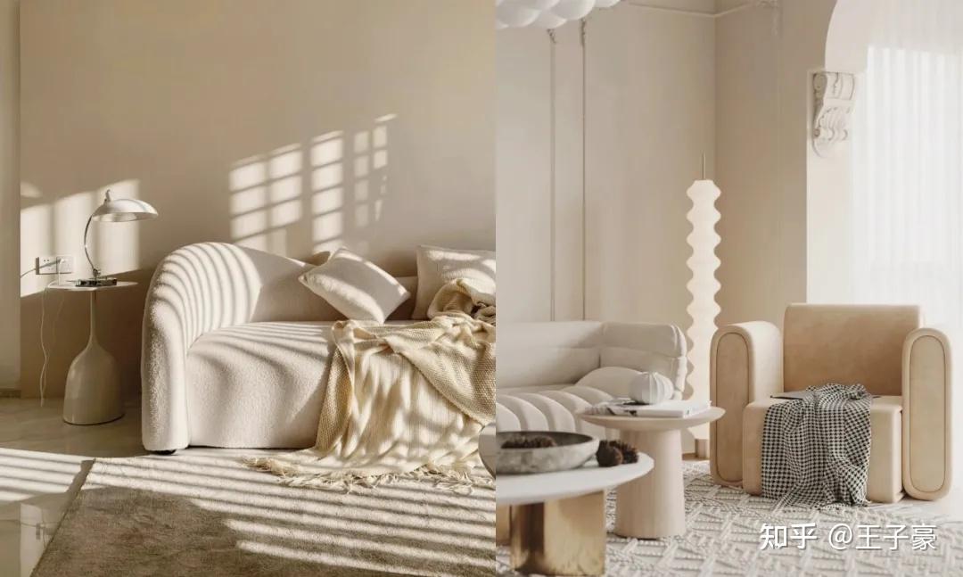 奶油色装修配什么颜色好看? - 知乎