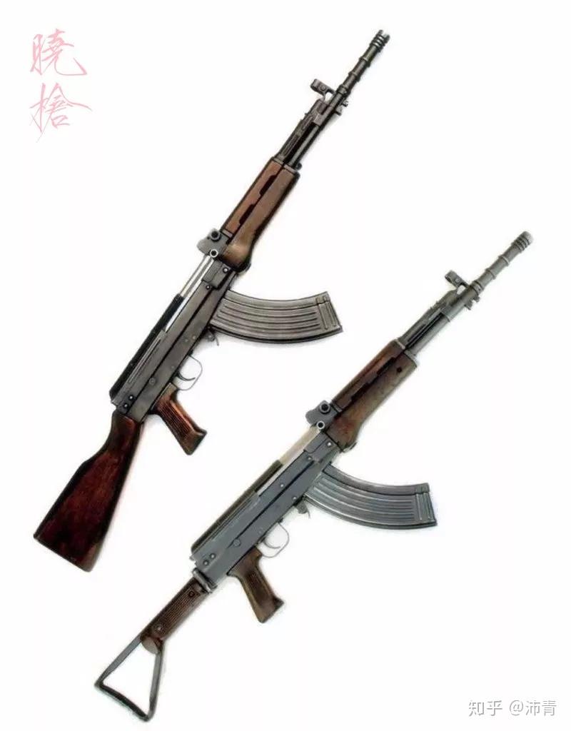 81式步枪和81-1式步枪,他们之间的区别几乎仅仅是折叠托而已至于81