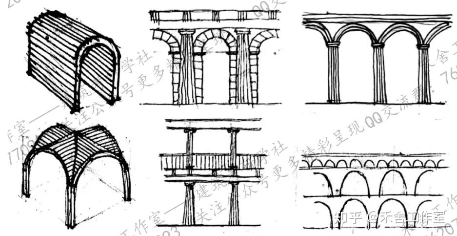 古罗马拱券结构图片