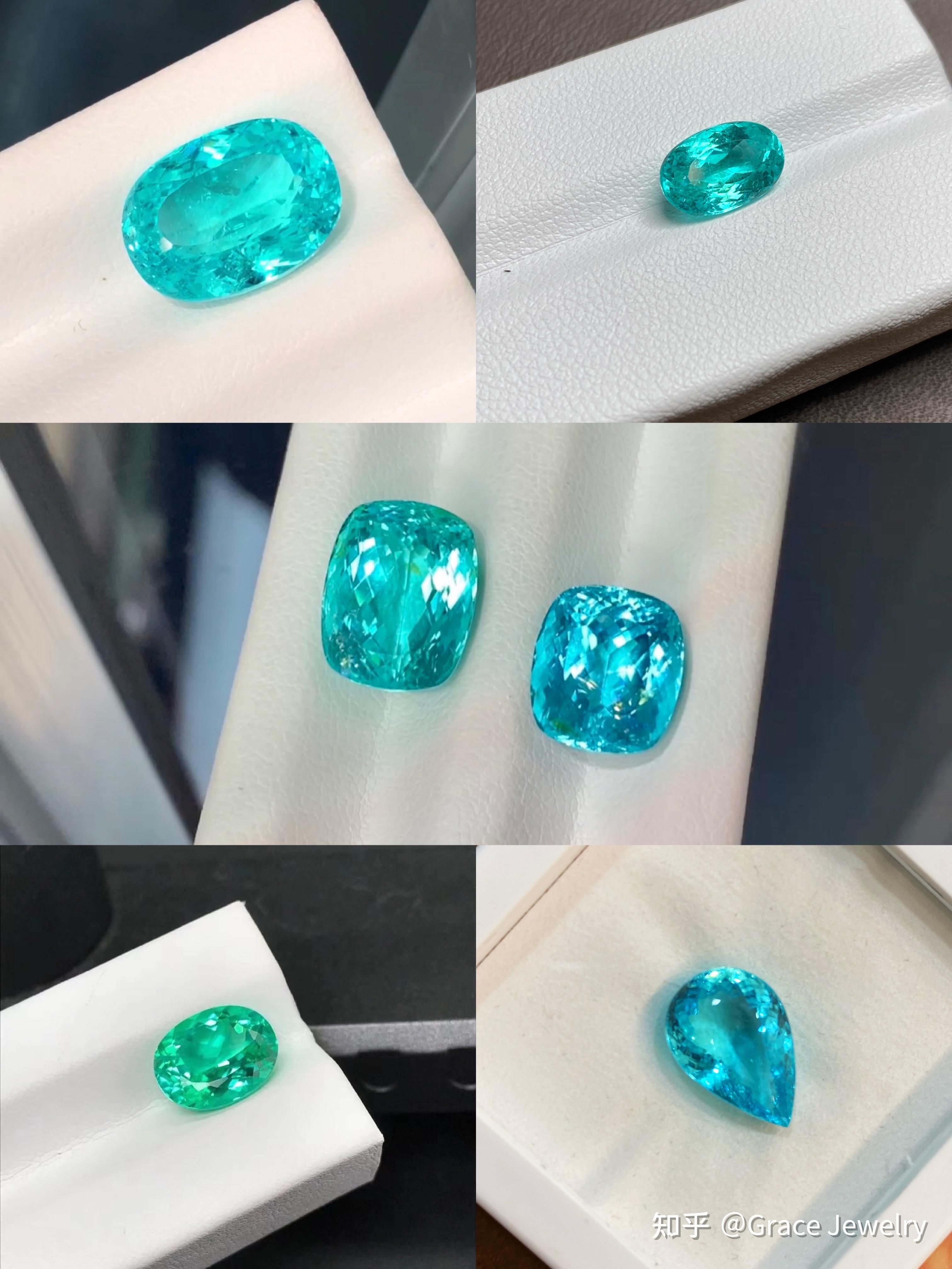 关于颜色很多人会把帕拉伊巴的蒙体跟霓虹感混为一谈,帕拉伊巴的霓虹