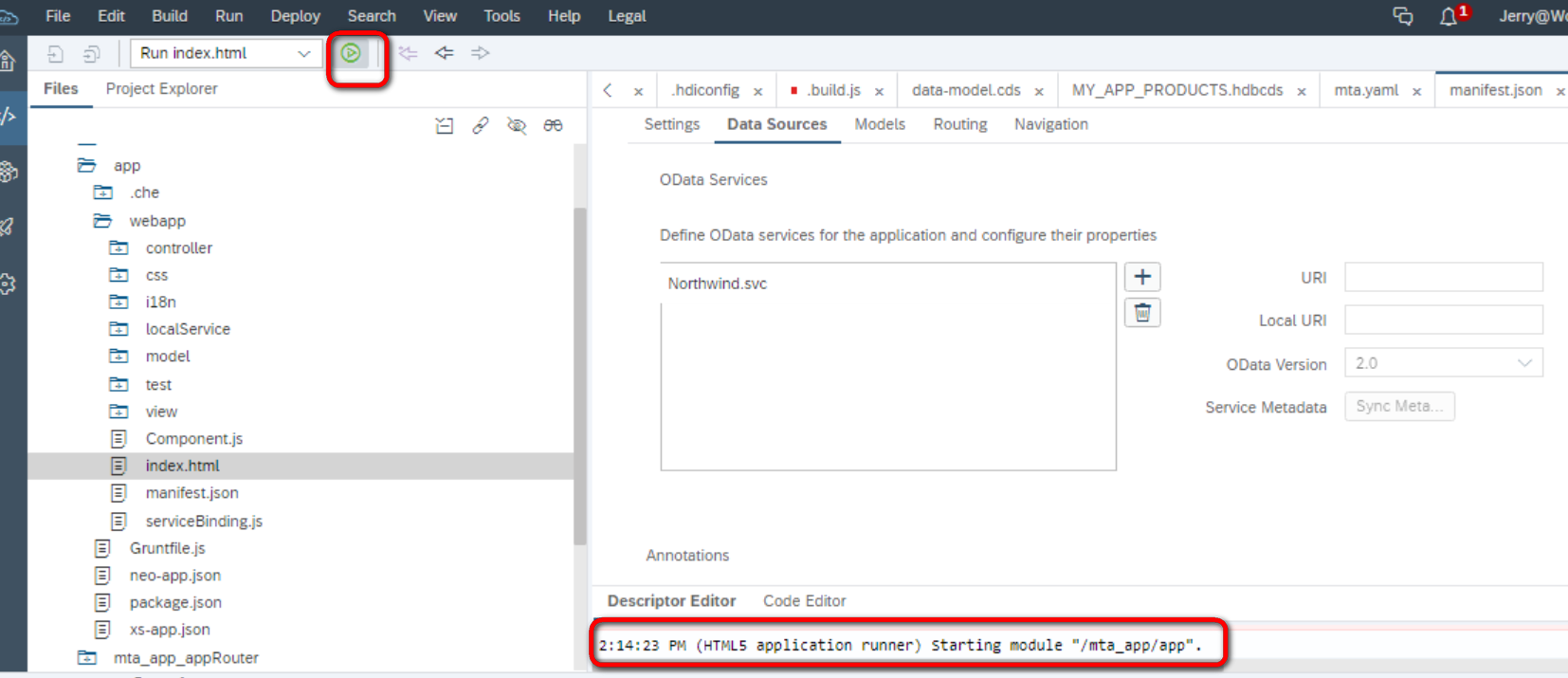使用SAP WebIDE给SAP UI5应用添加data source - 知乎