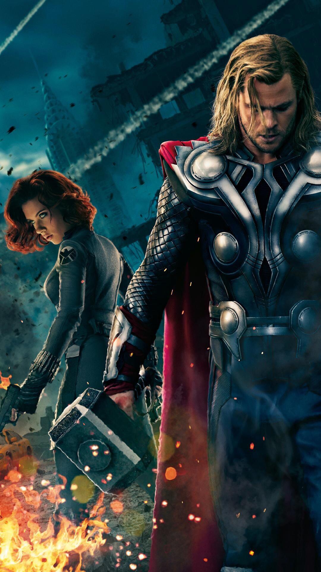 有没有适合做手机壁纸的复联图呀