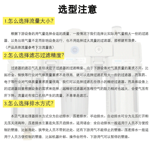 气动三联件型号规格选择 - 知乎