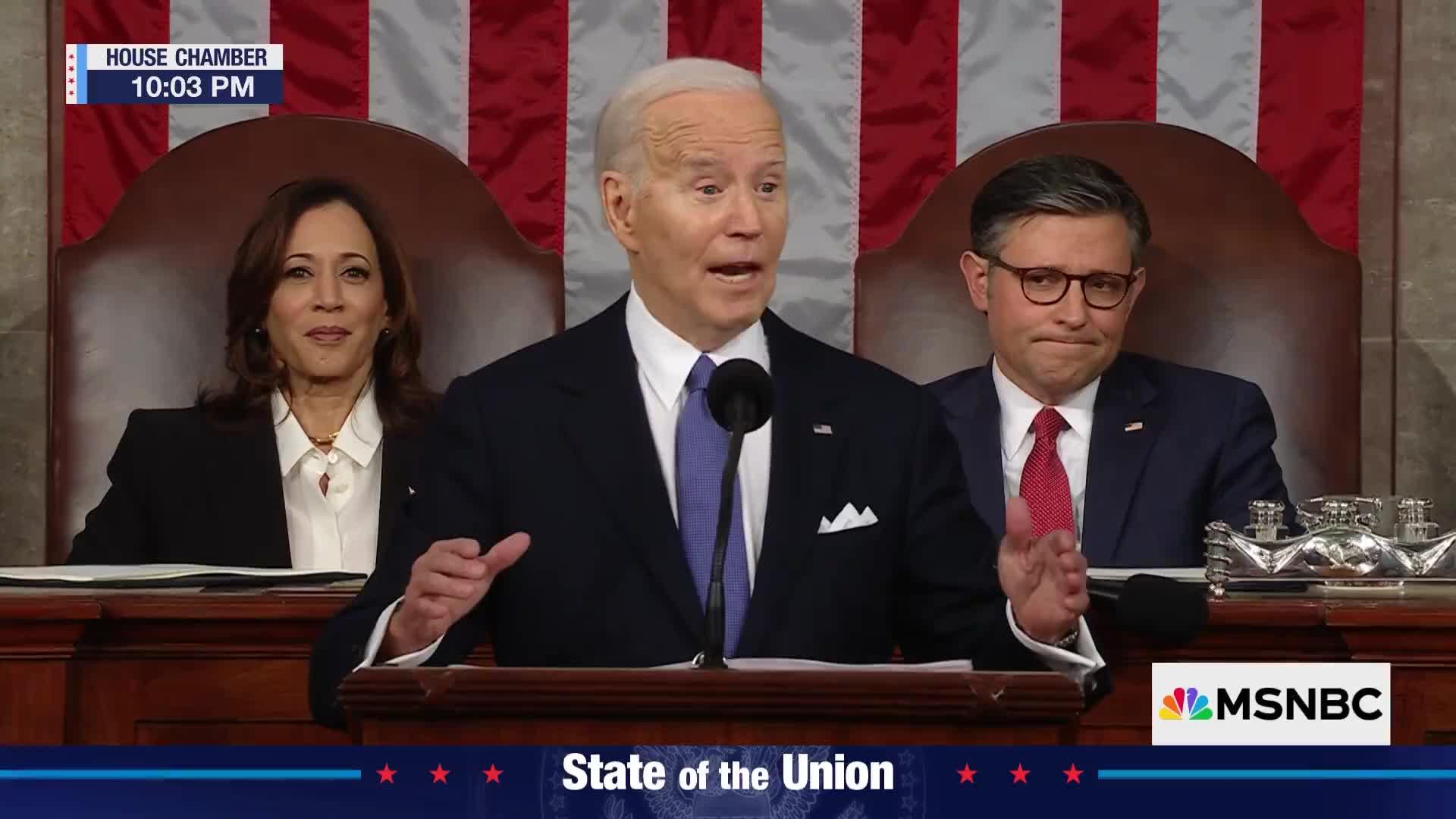 一举击破痴呆流言拜登总统2024年国情咨文演讲的高光时刻