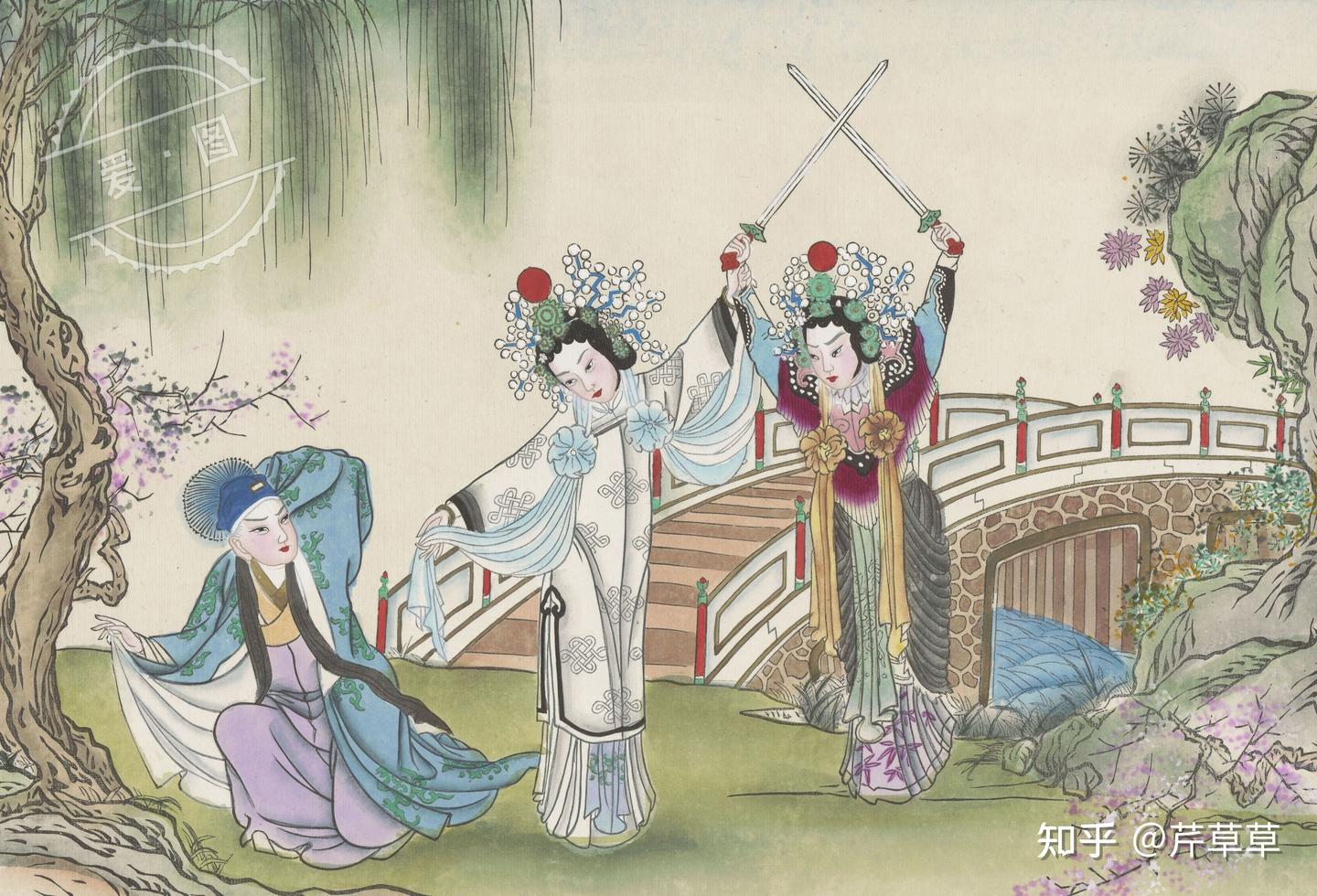 天津荣宝斋印绘《白蛇传》年画册- 知乎