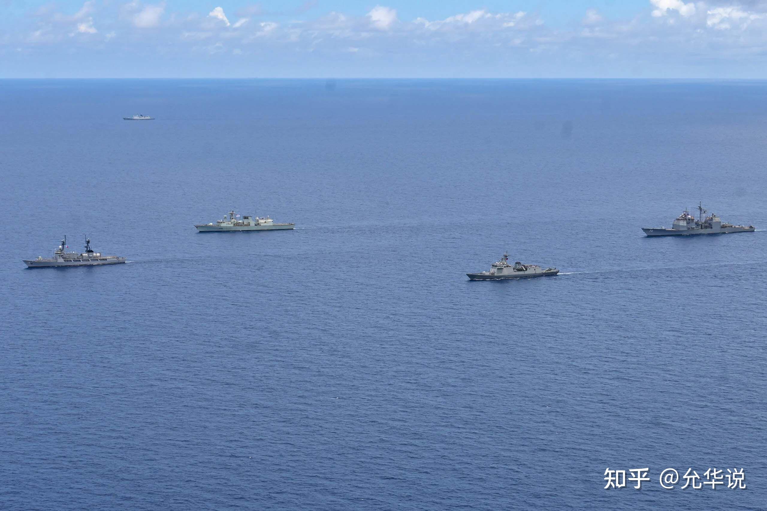 据美国方面的消息,7号当天,4国海军军舰在南海进行联合演习时,解放军