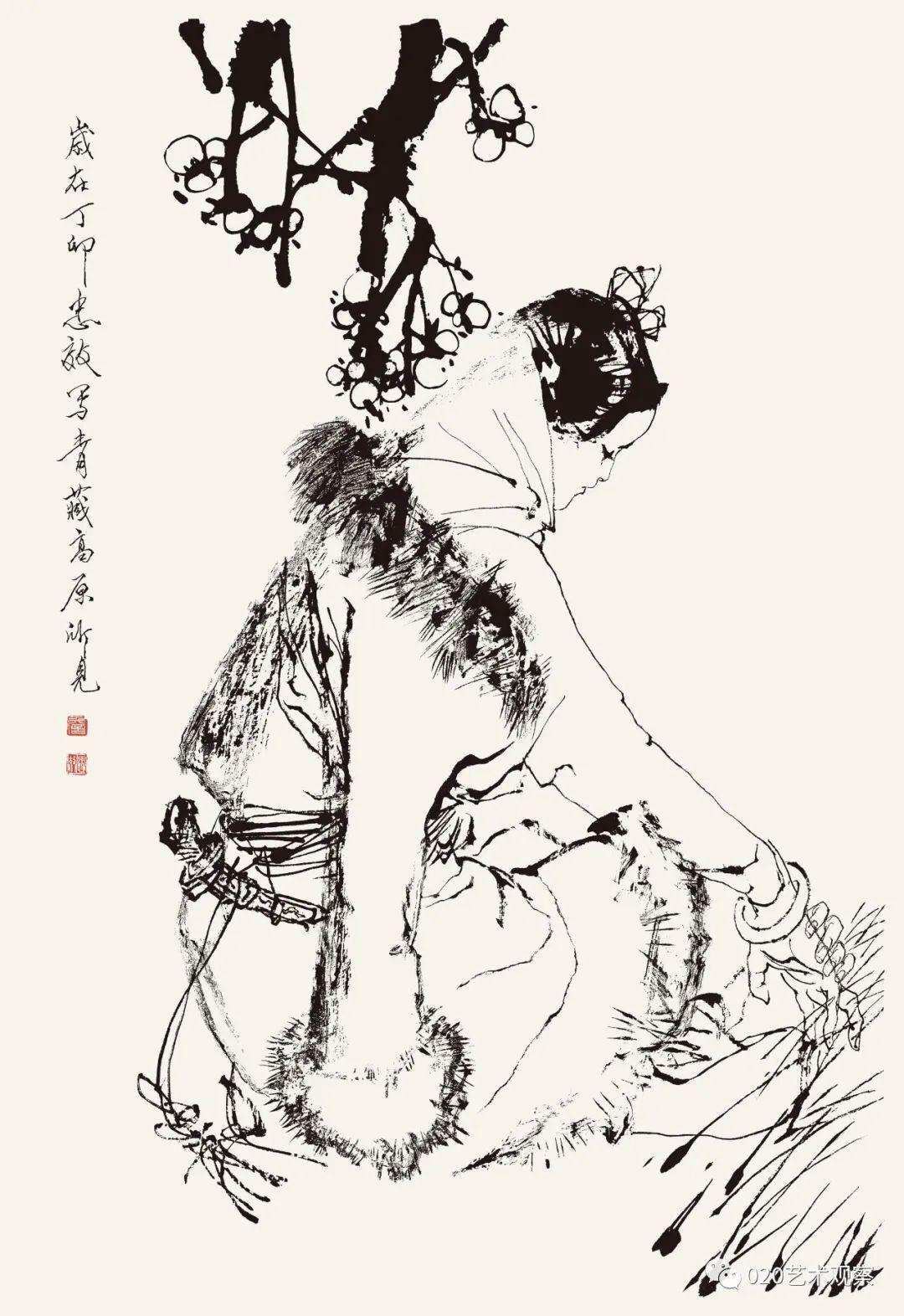 一條線61兩個人詹忠效金城線描藝術聯展學術觀摩展