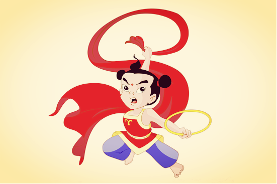 哪吒是中国古代神话的传说人物,包括《西游记》,《封神演义》等名著都