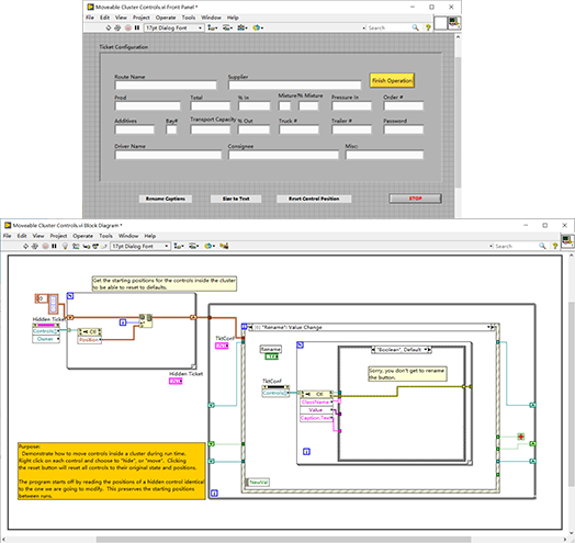 Format Cluster To File Labview LabVIEW以编程方式对Cluster移动隐藏重命名标题和大小 - 知乎