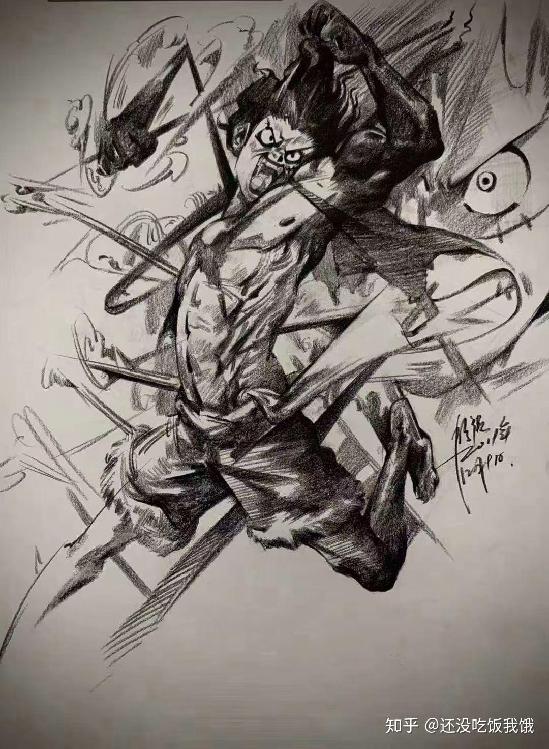 梦工场画室|速写海贼王