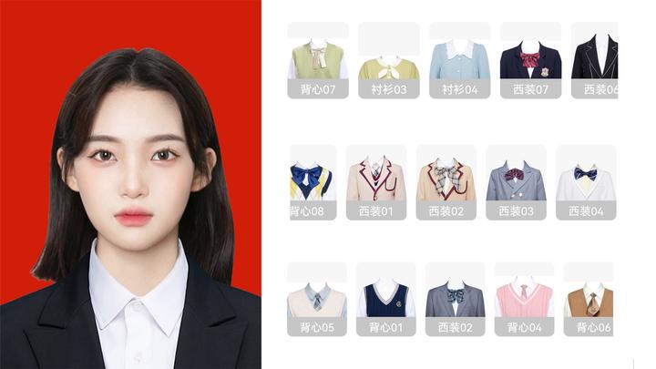 免费证件照换装丨想拍正装证件照但是衣服太贵?