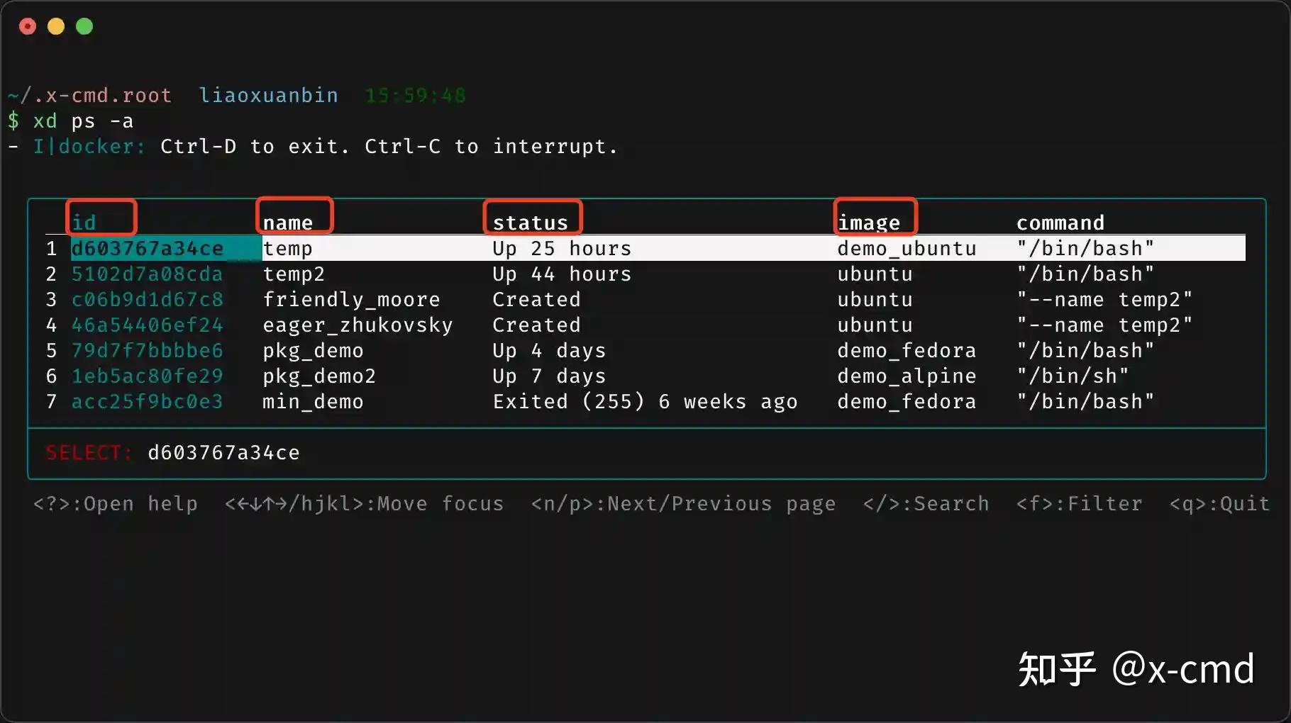 🧩 x-cmd mod | x docker (1) - 命令行交互式管理 Docker 镜像与容器，简化操作流程，提升开发与部署效率 - 知乎