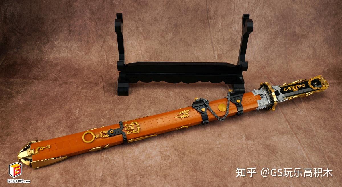 用乐高拼一把1:1唐刀什么样? - 知乎