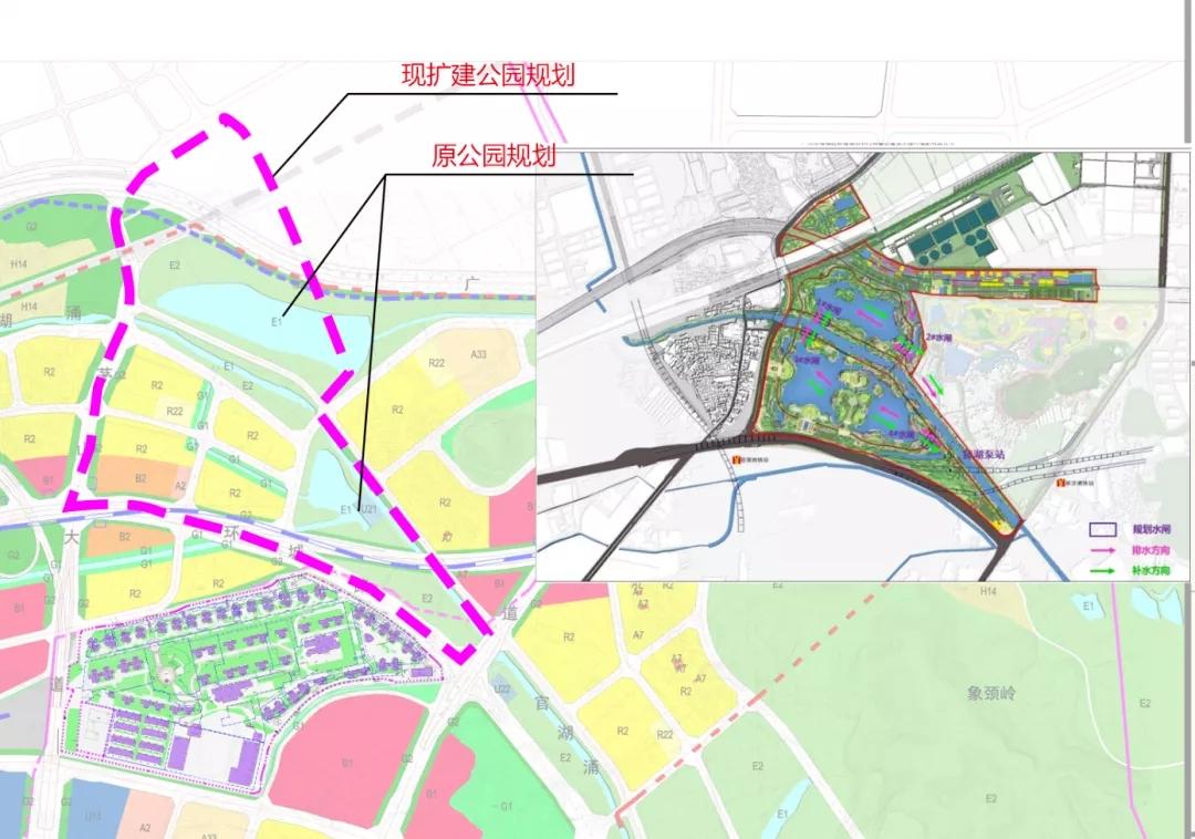 应城老观湖规划图图片