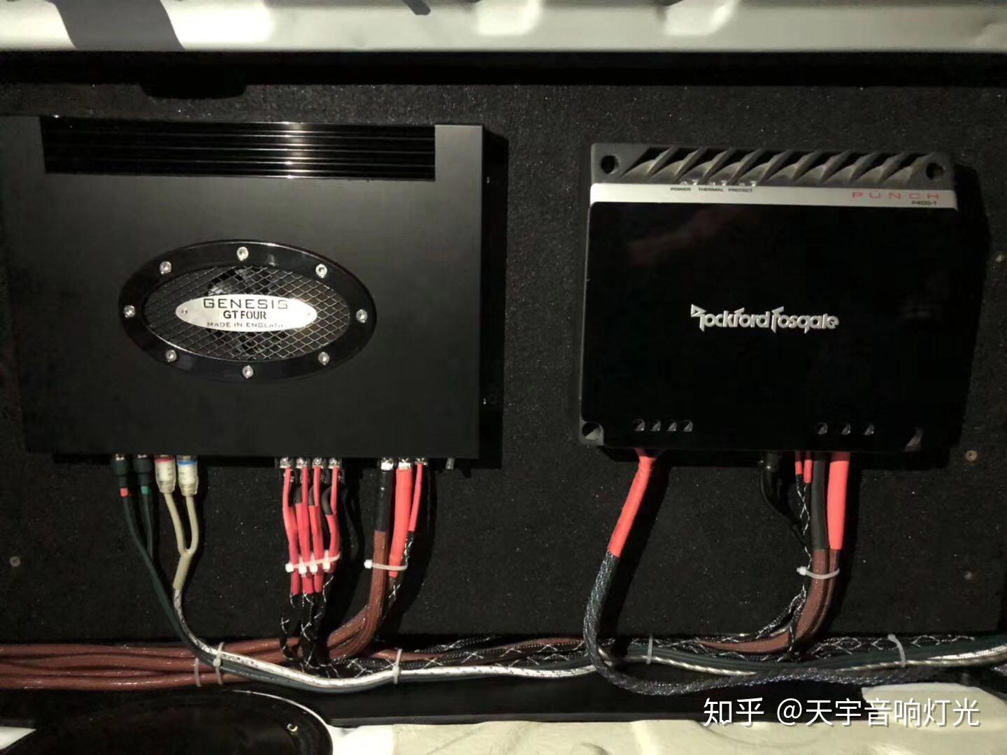 丹拿272  372   来福和创世纪功放  歌诗尼dsp 捷力低音奥迪a6  音响