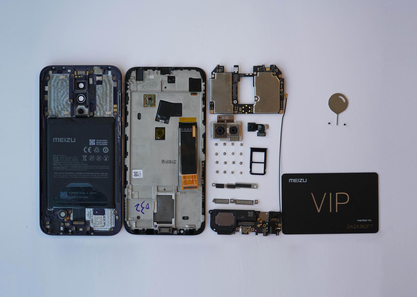 魅族16x拆解图赏轻奢旗舰也一丝不苟