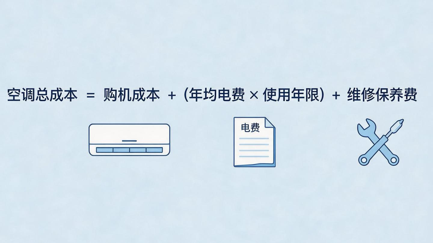618空调选购避坑指南|为什么说买空调不能光看售价?空调使用十年成本拆解