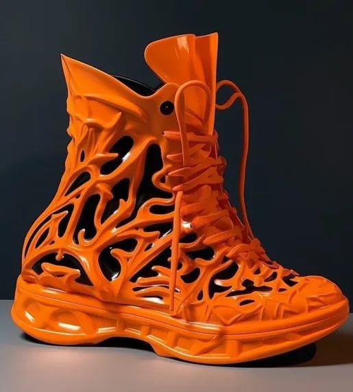 10款——3d打印火焰系列运动鞋