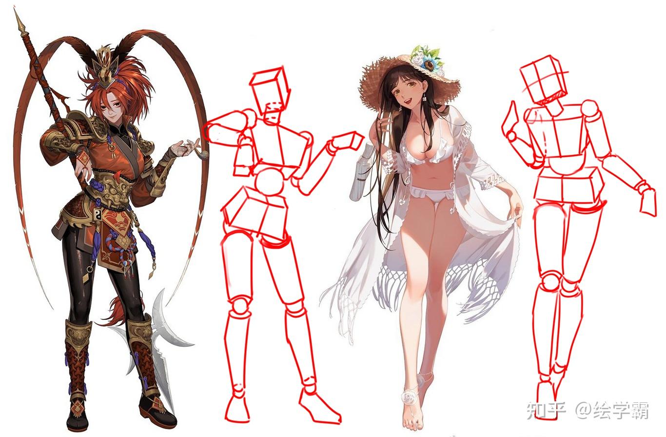 如何运用人体体块帮助理解人体结构?