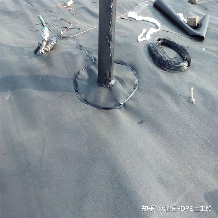 hdpe土工膜铺焊示意图