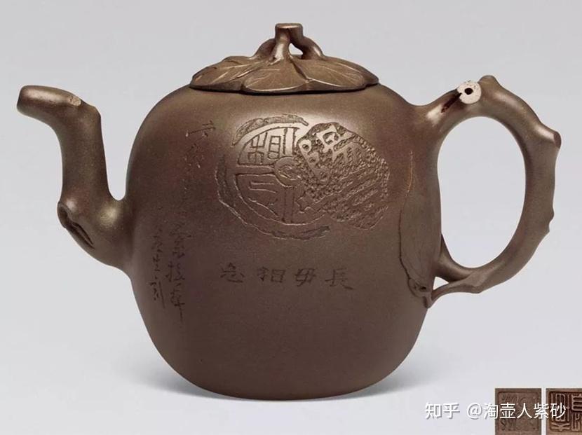 紫砂壶上丰富的陶刻装饰 - 知乎