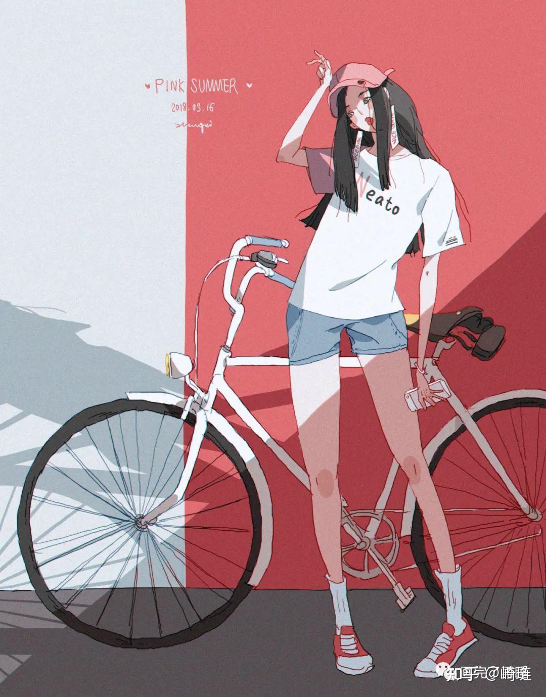 国人插画师 张惜 | 让人眼前一亮的平涂画风，每幅画都洋溢着对生活的热爱！ - 知乎