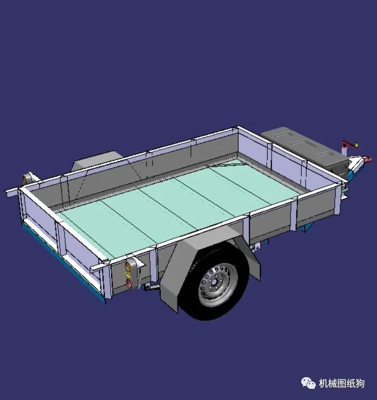 【其他车型】utility-trailers多用途拖车3d图纸 stp格式