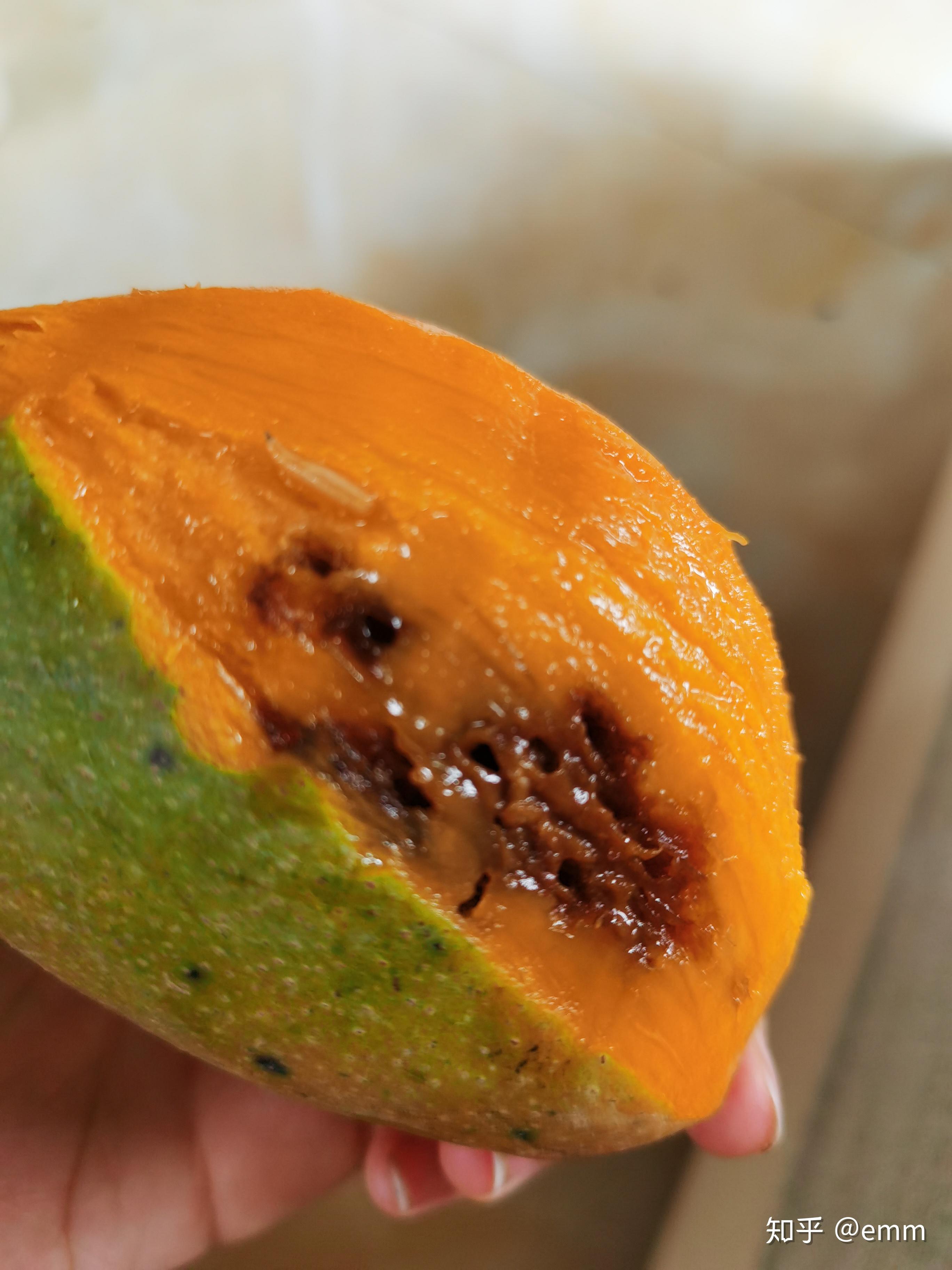 水果吃到一半发现里面有虫正在蠕动是一种什么样的体验