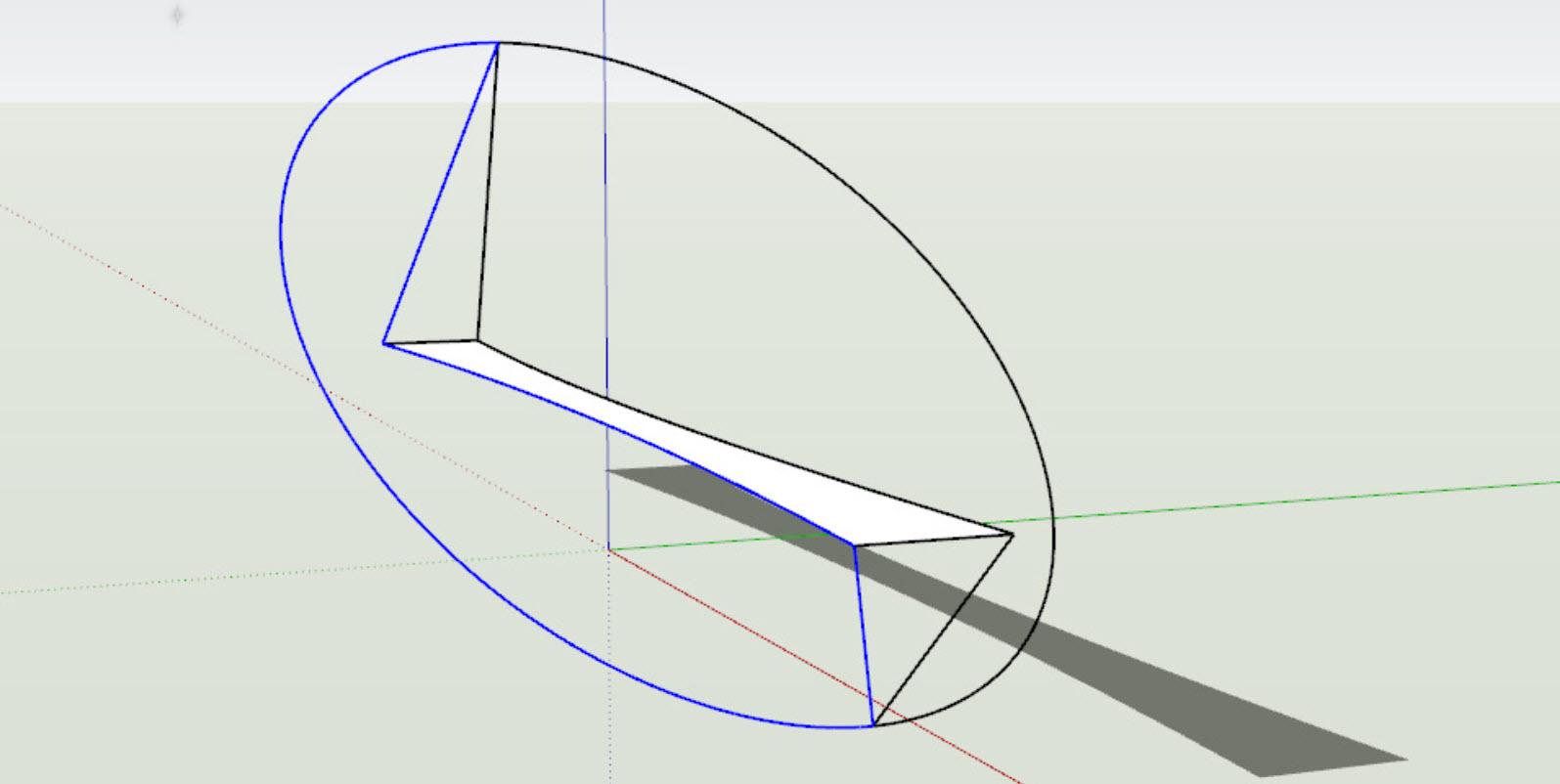 創意o型橋sketchup建模示例