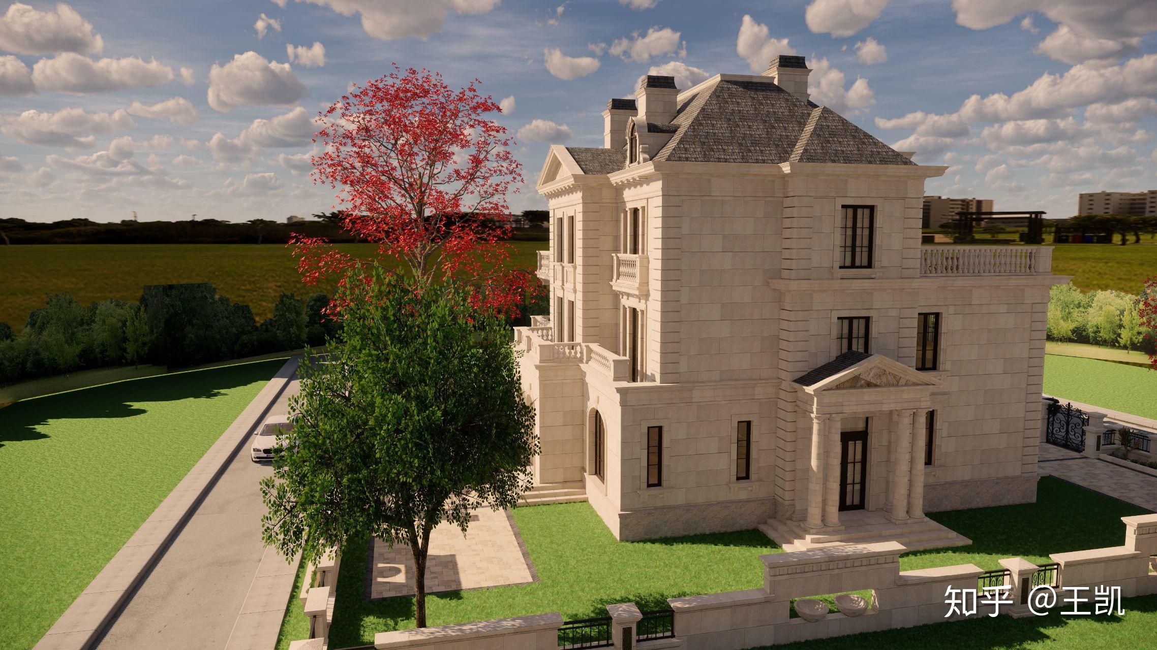 经典法式双拼自建房