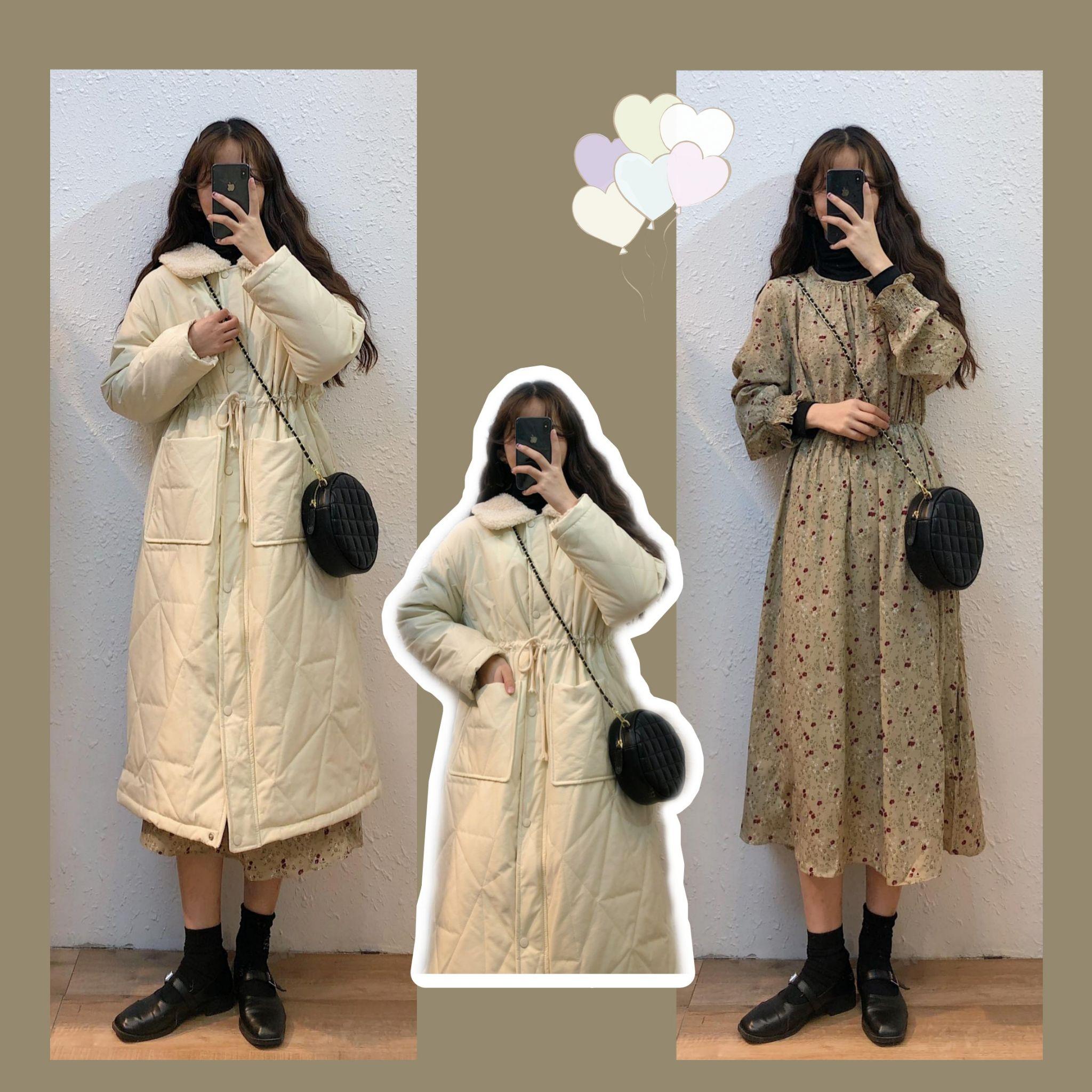 长款羽绒服搭配什么裙子好看