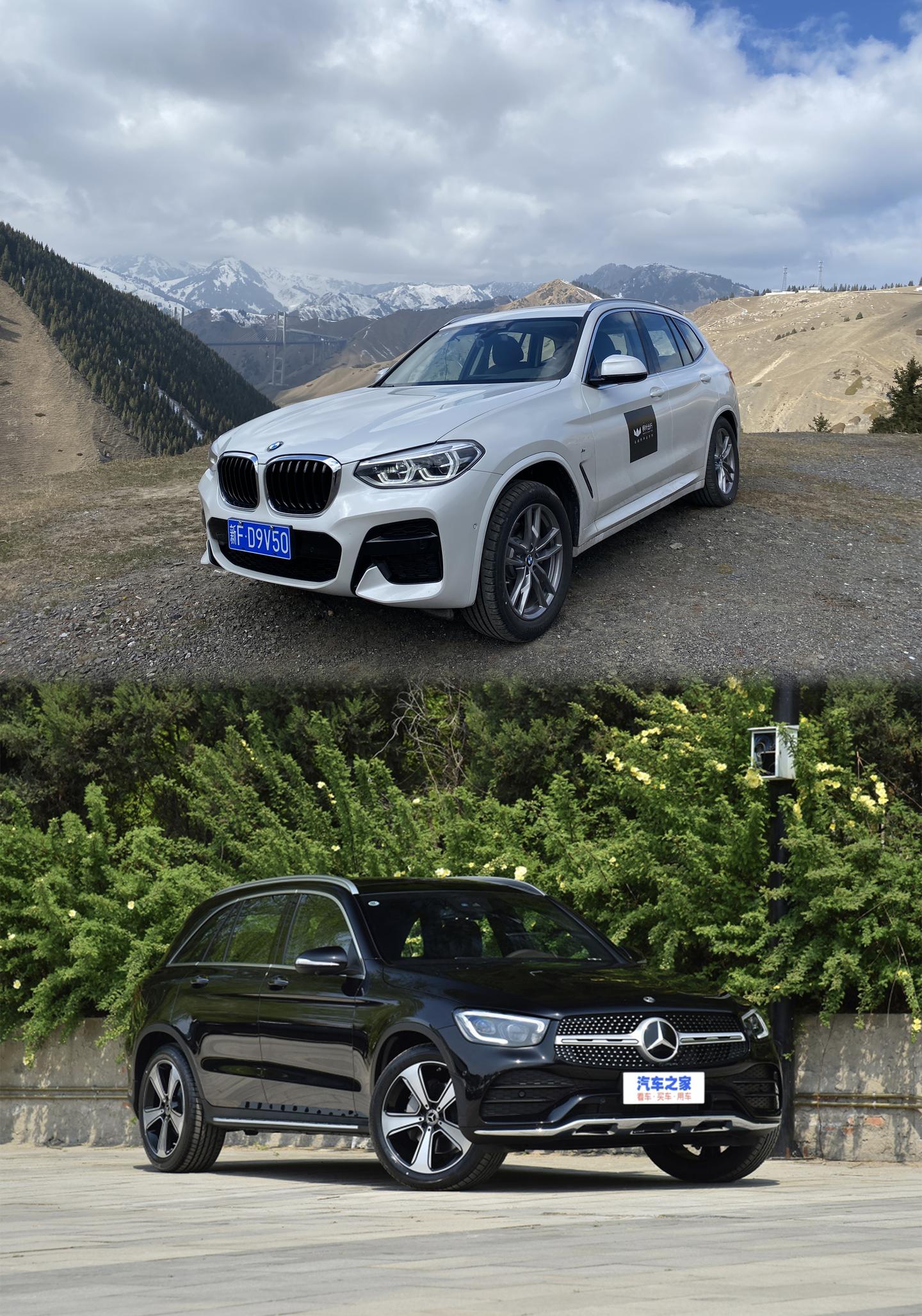 豪华中型suv间的对决宝马x3对比奔驰glc