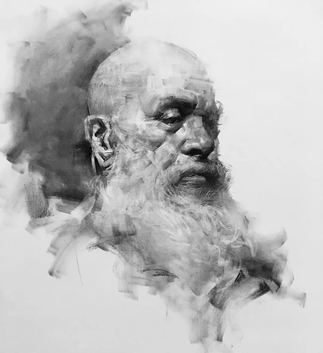 素描画面的黑白灰关系怎么处理?