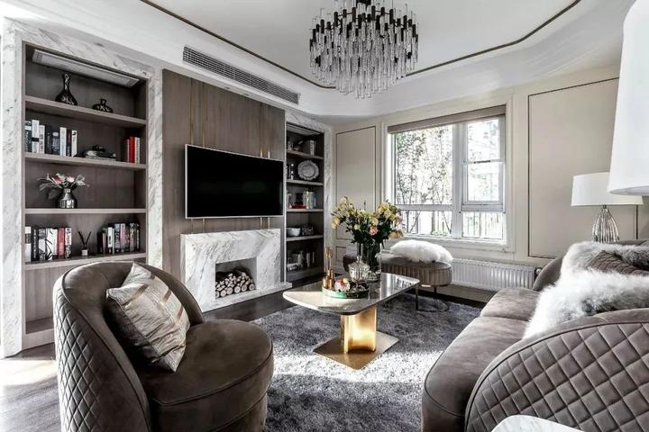 太原装修看了这套意式轻奢风谁不评一句是装修界的贵族