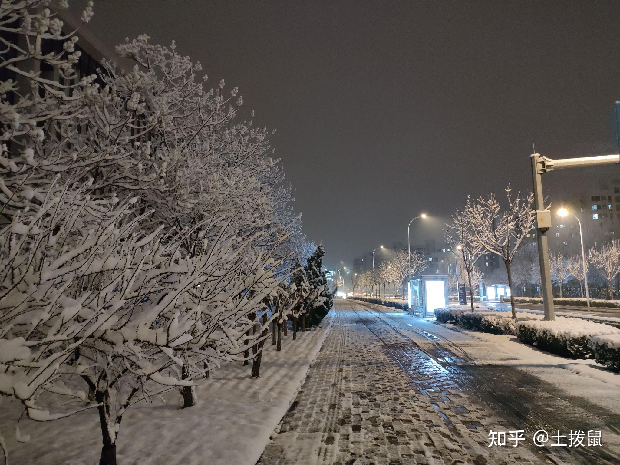 天津雪景高清图片夜晚图片