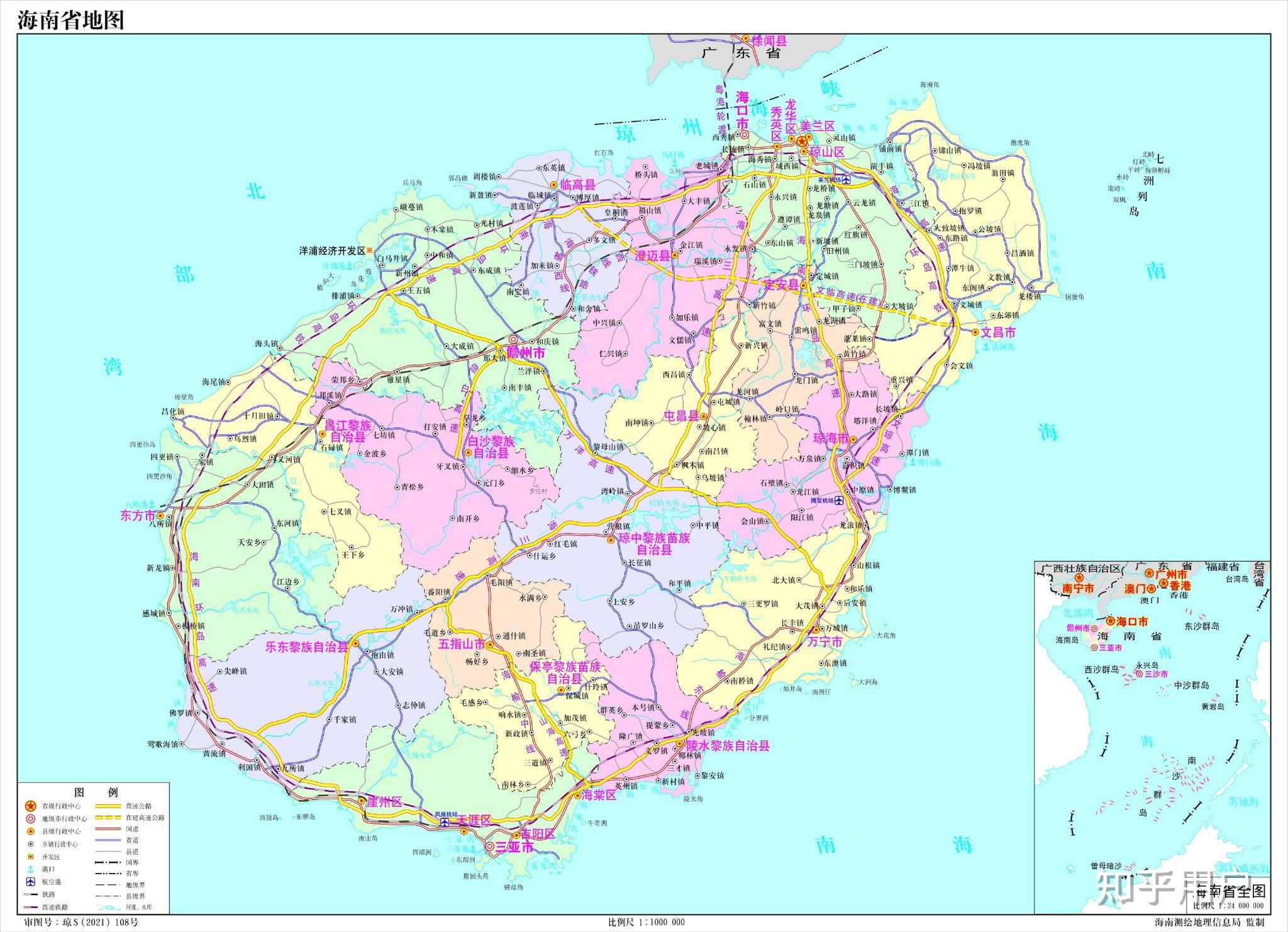 海南省面积有多大? - 知乎