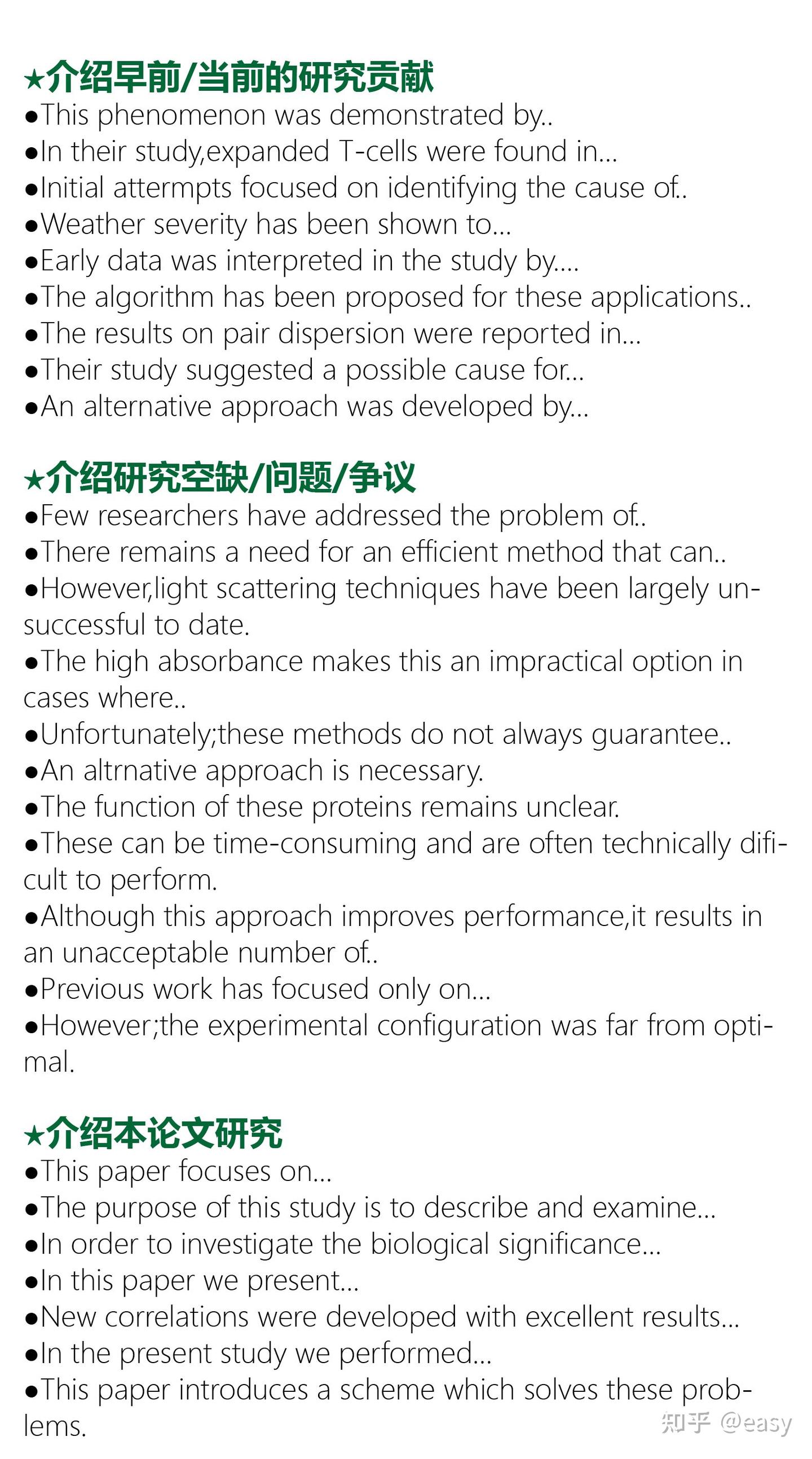 literature review（文献综述）高分例句加模版 - 知乎