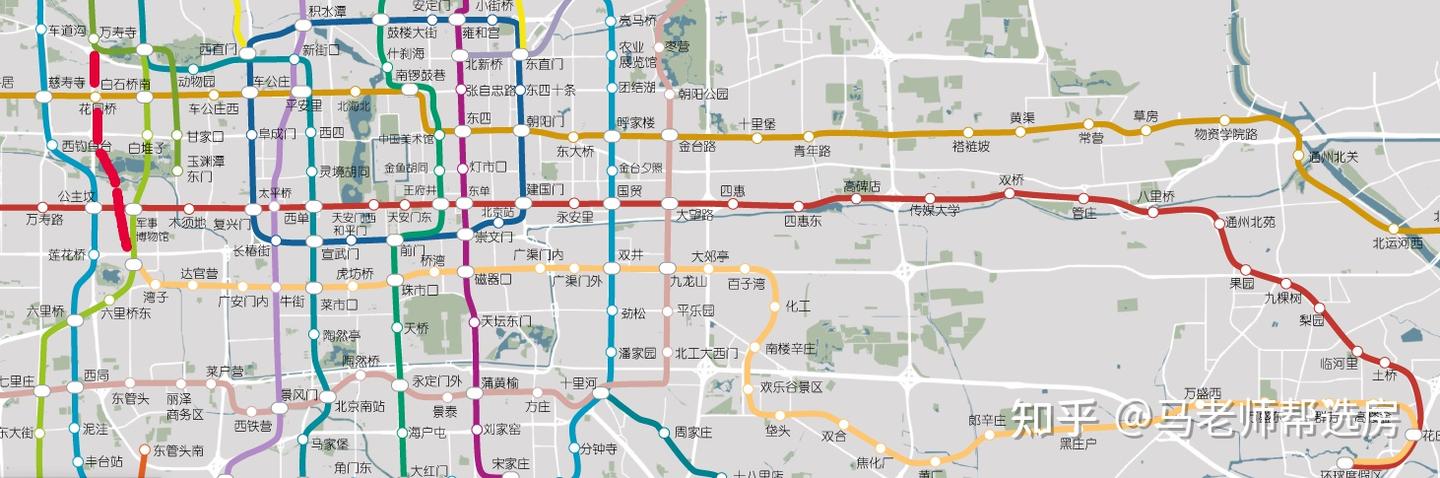 追规划 || 北京市轨道交通第三期建设规划环评公示线路,拆解! - 知乎