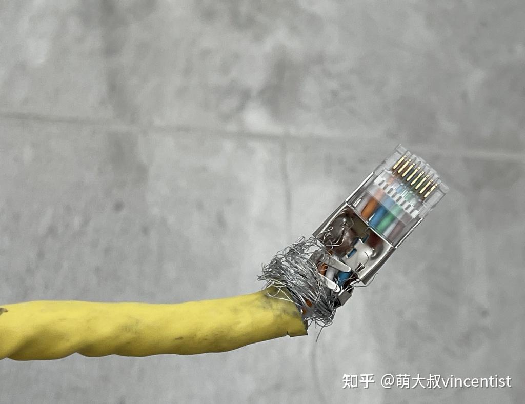 七类、八类屏蔽网线的水晶头如何打？（多图详细教程） - 知乎