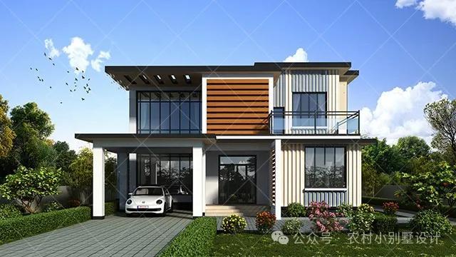 180套二层现代风别墅,2025新款二层现代农村自建房别墅 - 知乎