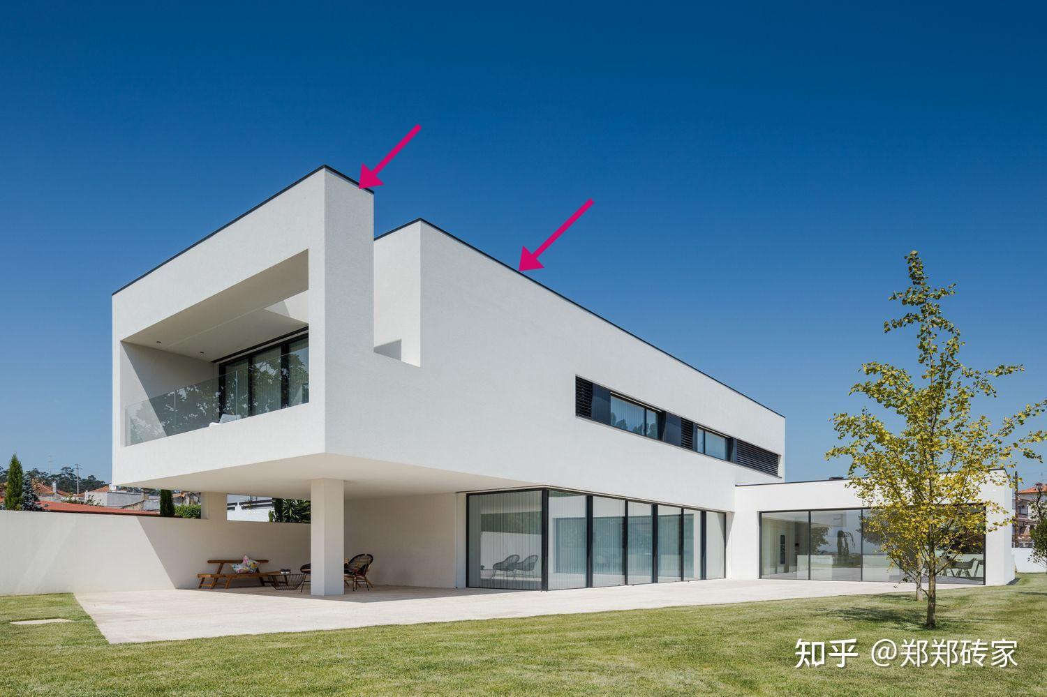极简风自建房不上人屋顶(没女儿墙)排水怎么做? - 知乎