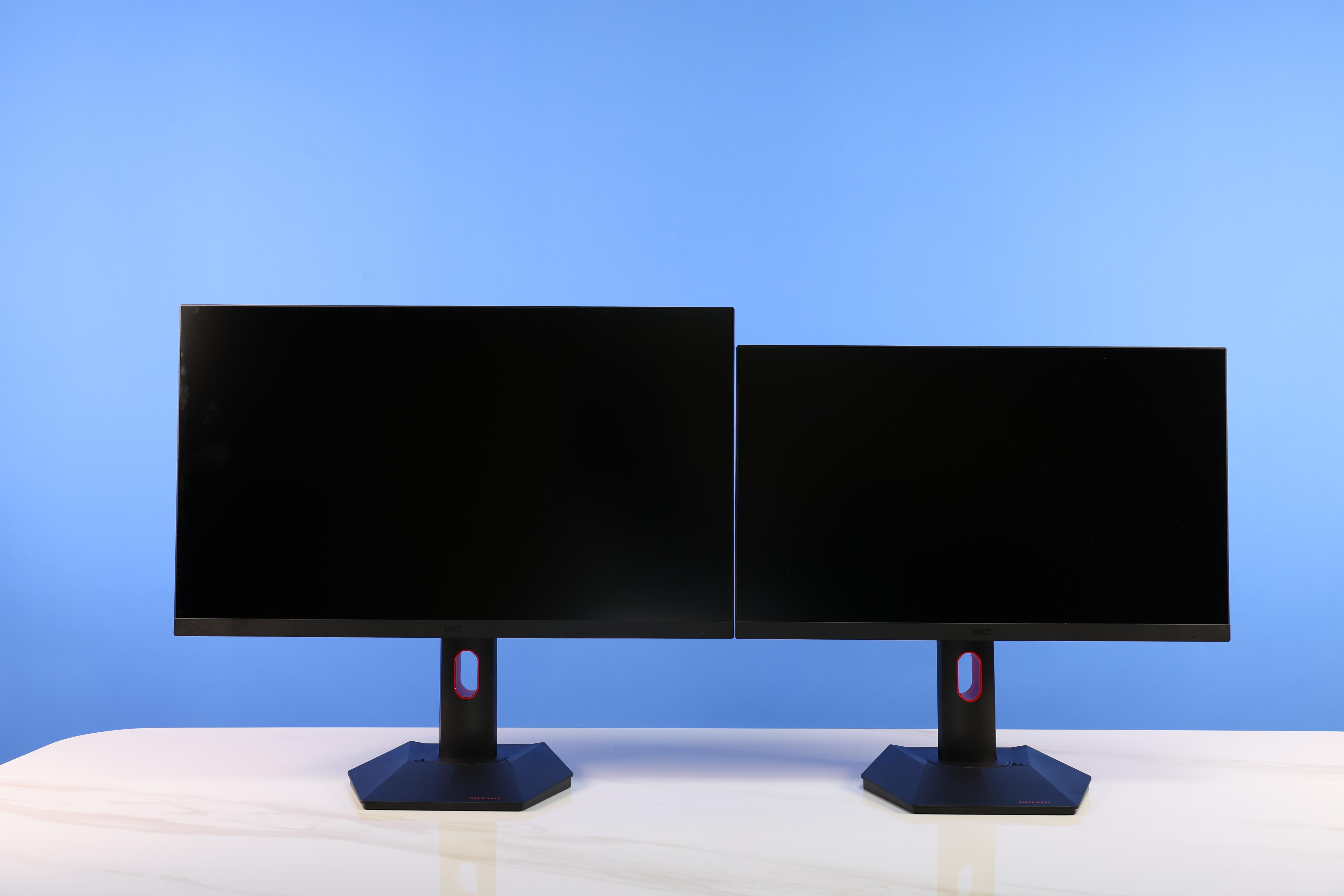 mg27q的外观设计和几周前评测的mg24q基本是一样的,只是尺寸更大.