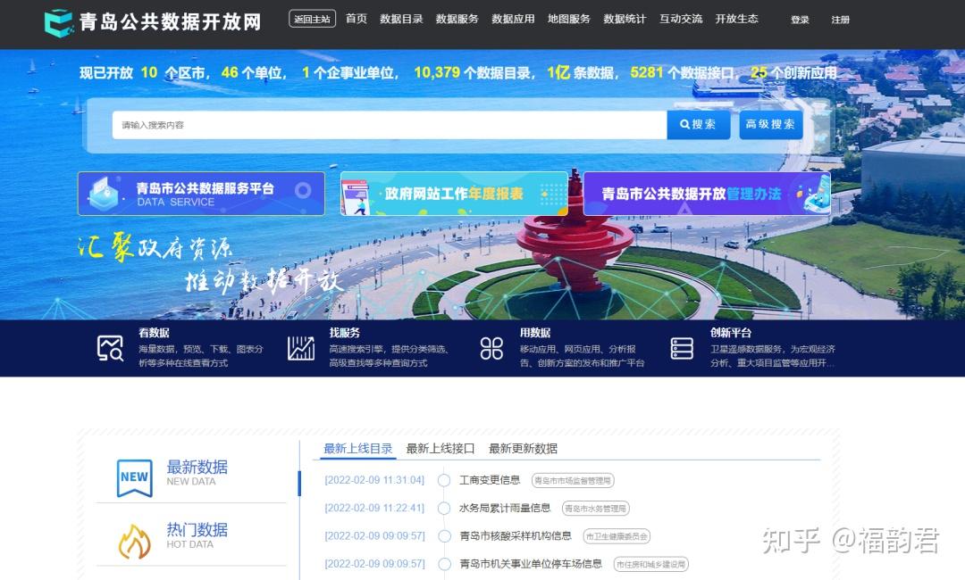 情报工具最全的国内政务数据开放平台大汇总