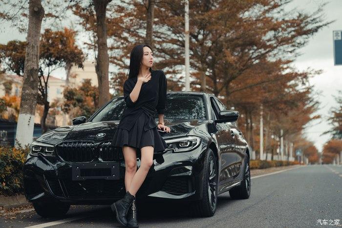 宝马325i耀夜与女神的小插曲美丽动人