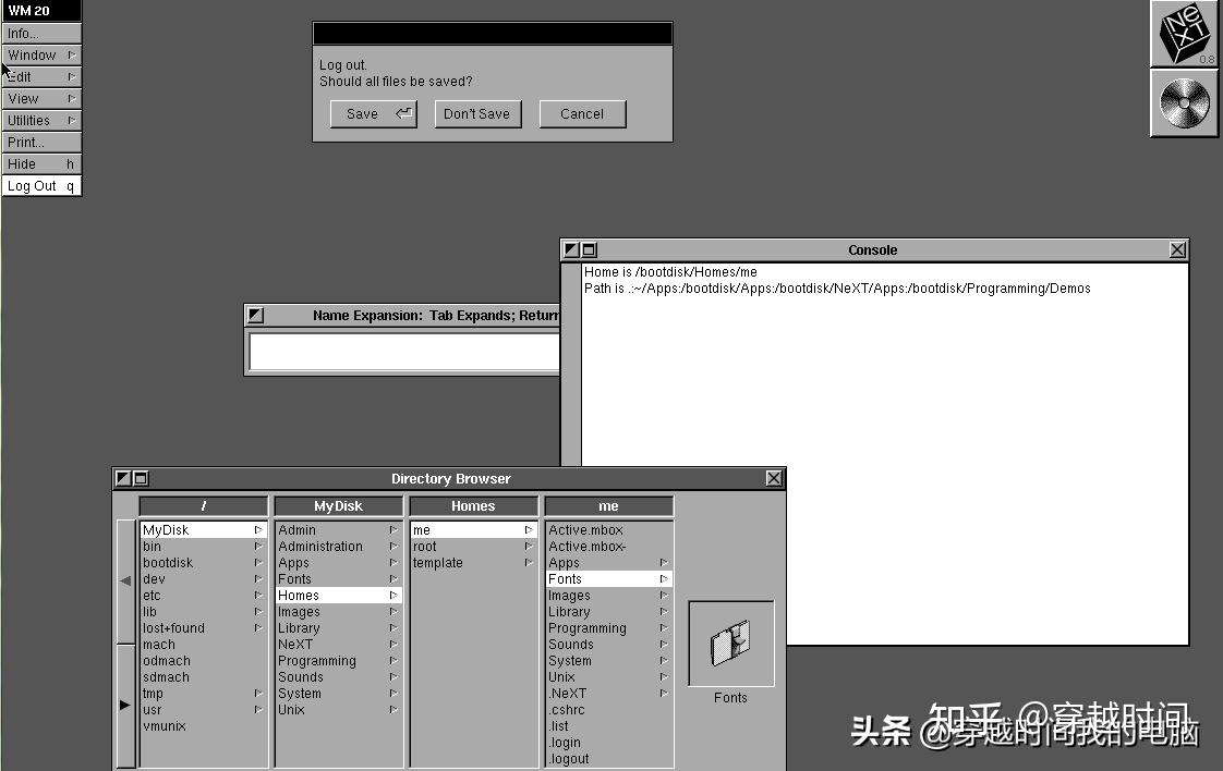 穿越时间·关于NEXTSTEP 3.1操作系统和早期版本备忘 - 知乎