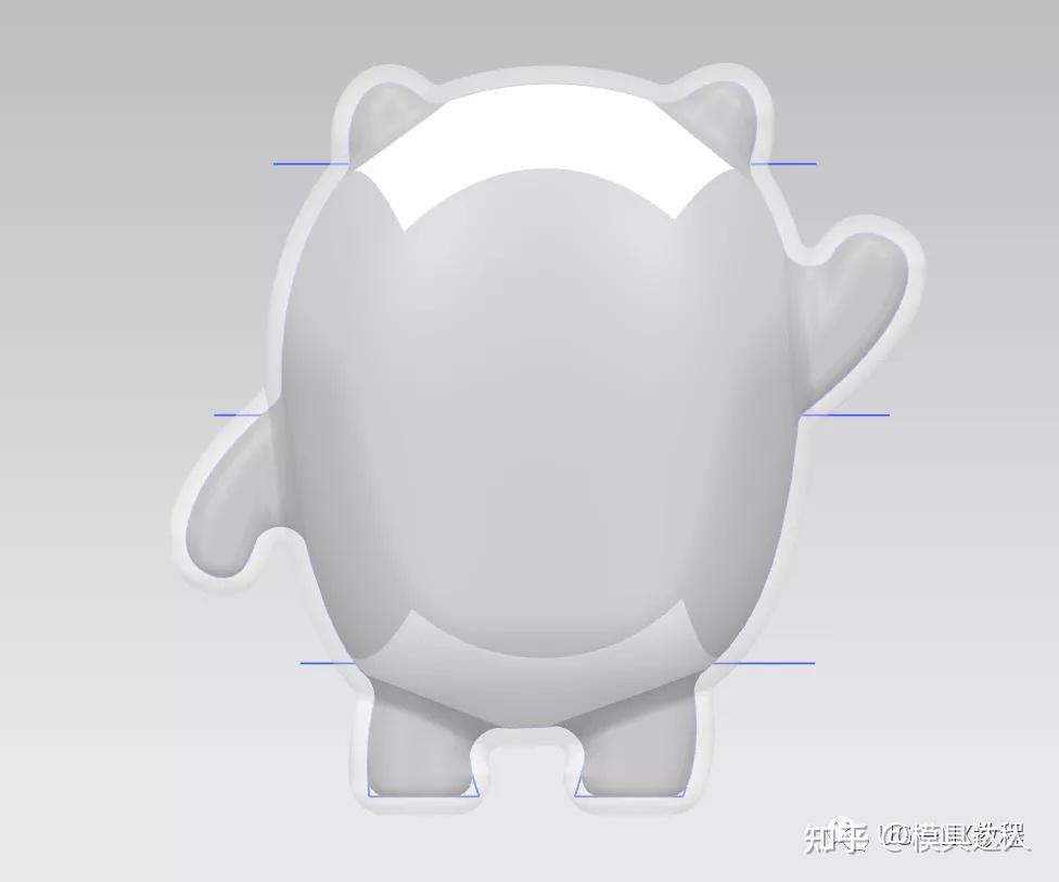 ugnx冬奥吉祥物冰敦敦模型建模思路不要动歪心思哦