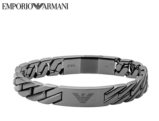 适合男士戴的手链3:阿玛尼(emporio armani)男士手环